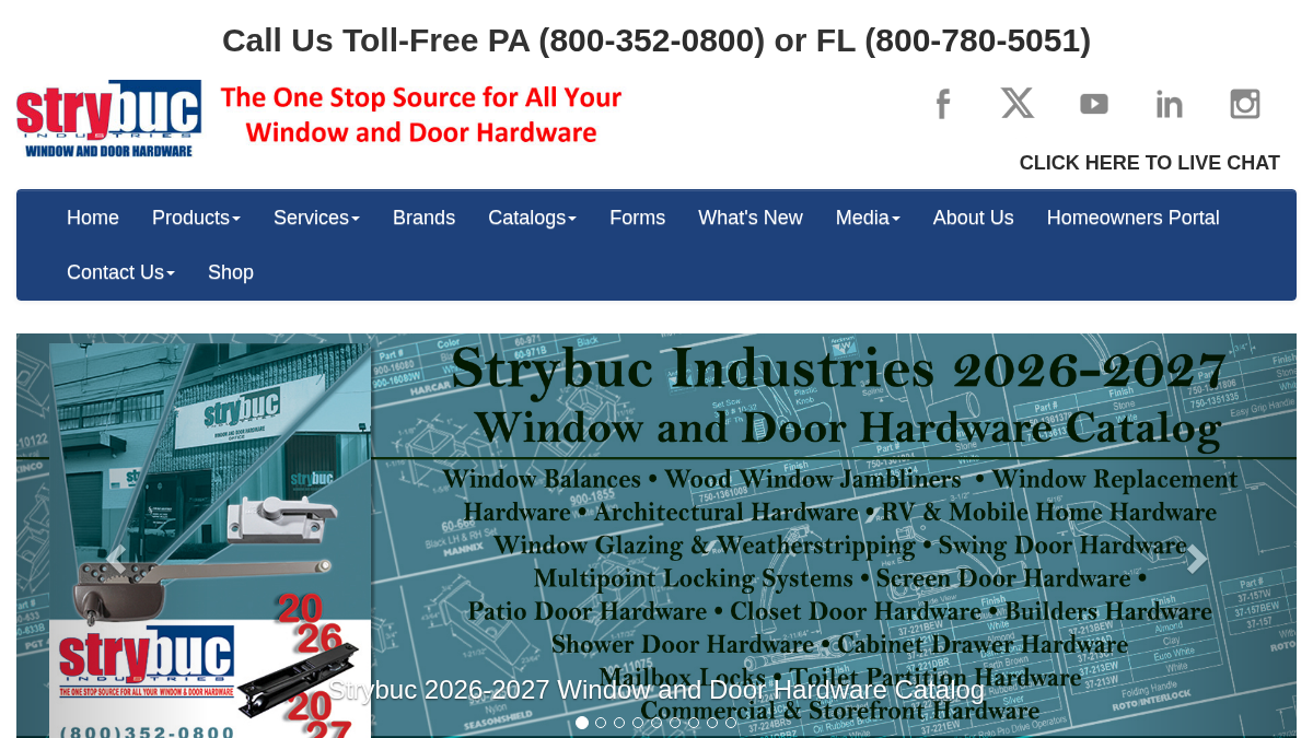 strybuccatalogs.com 官网首页截图