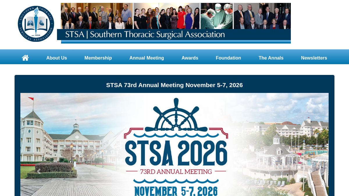 stsa.org 官网首页截图