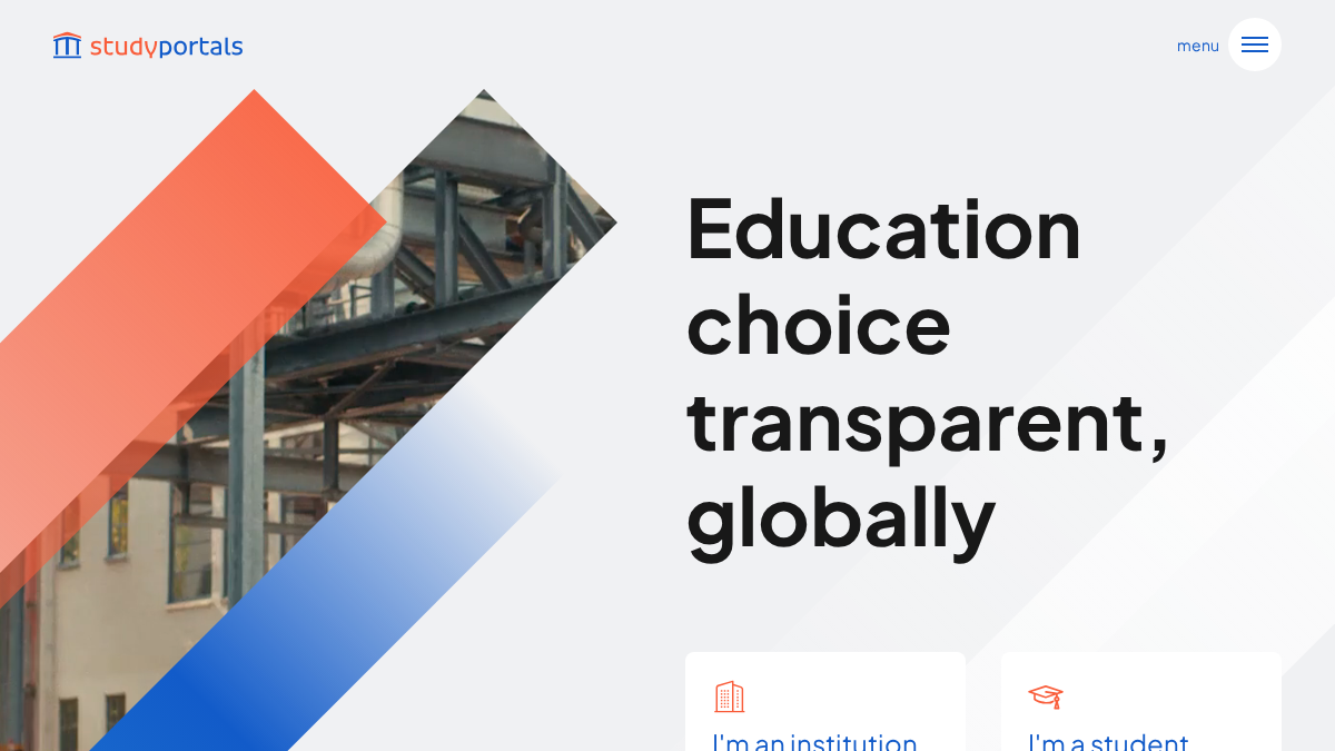 studyportals.com 官网首页截图