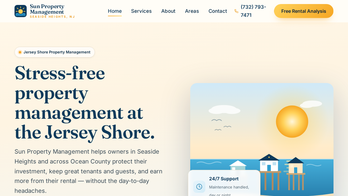 sunpropertiesnj.com 官网首页截图
