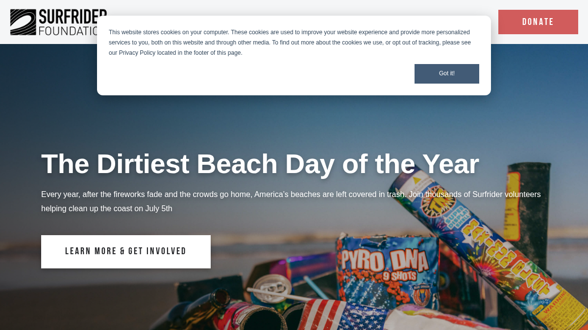 surfrider.org 官网首页截图