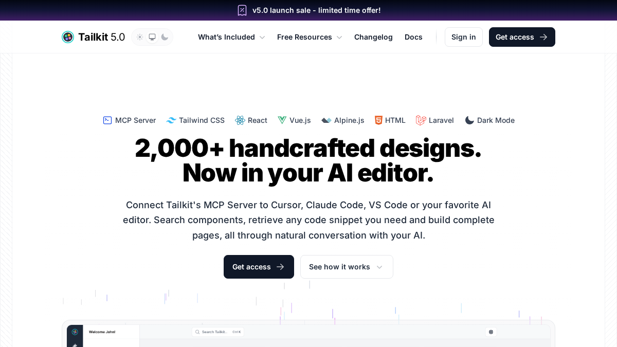 tailkit.com 官网首页截图
