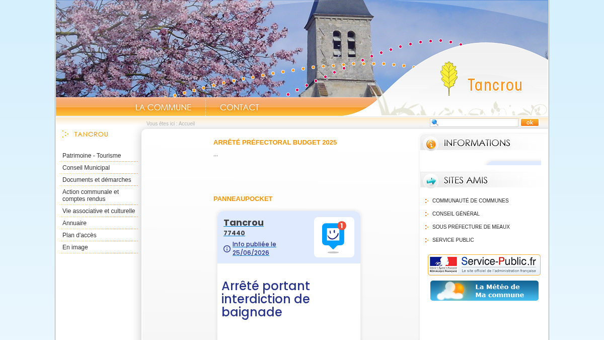 tancrou.fr 官网首页截图