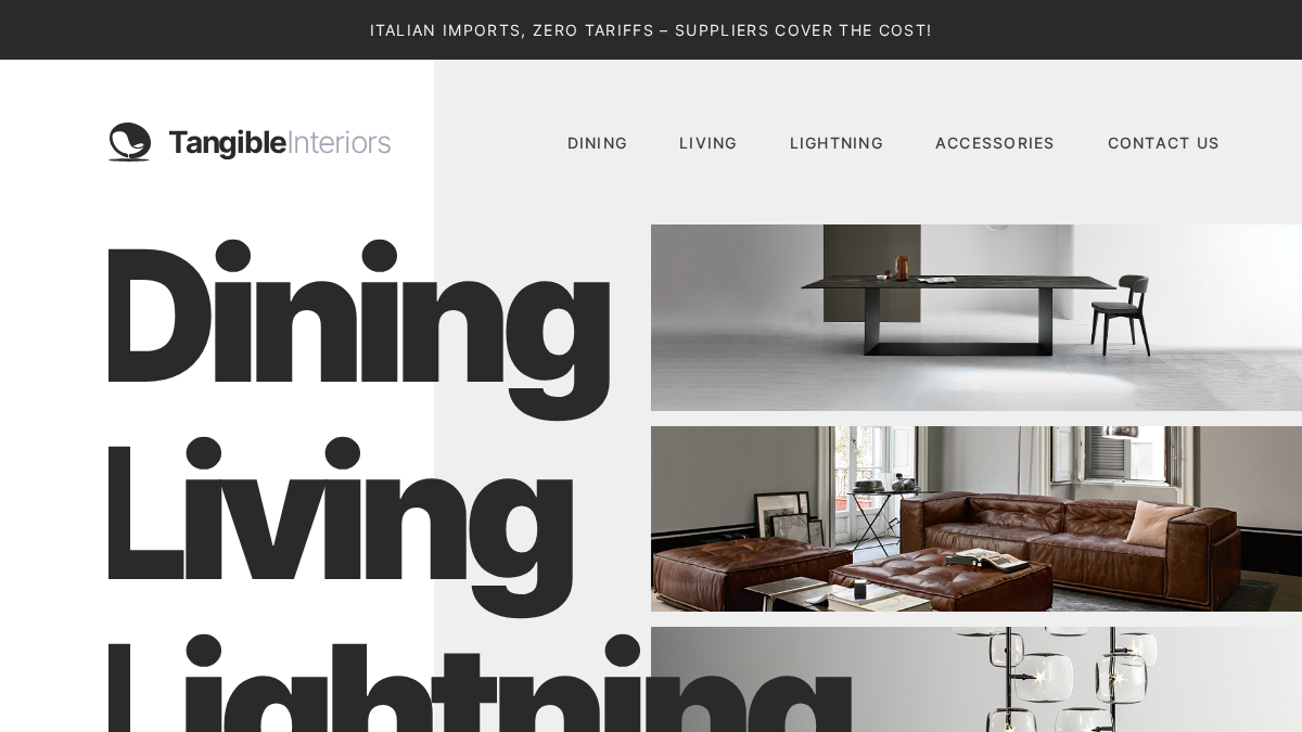 tangibleinteriors.com 官网首页截图