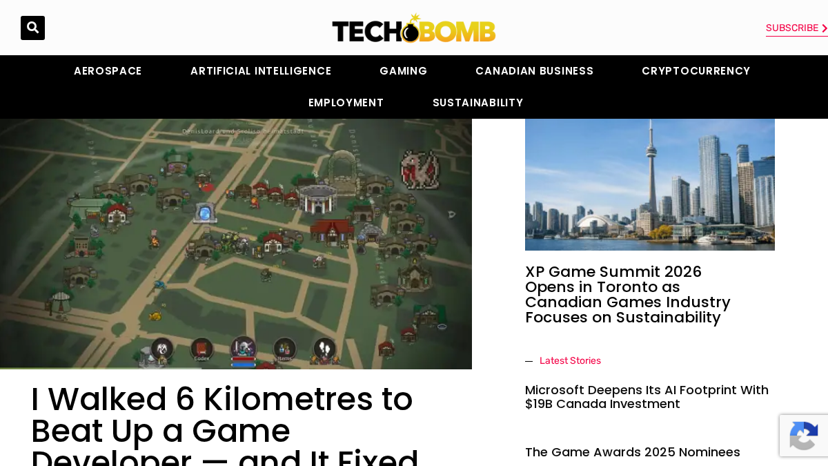 techbomb.ca 官网首页截图