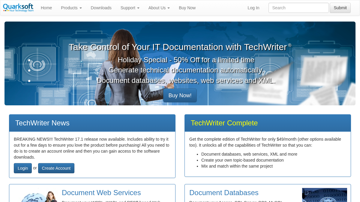 techwriter.me 官网首页截图