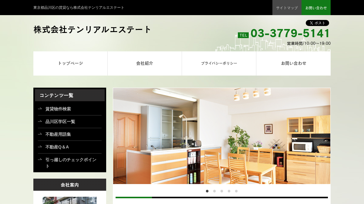 tenreal-e.jp 官网首页截图