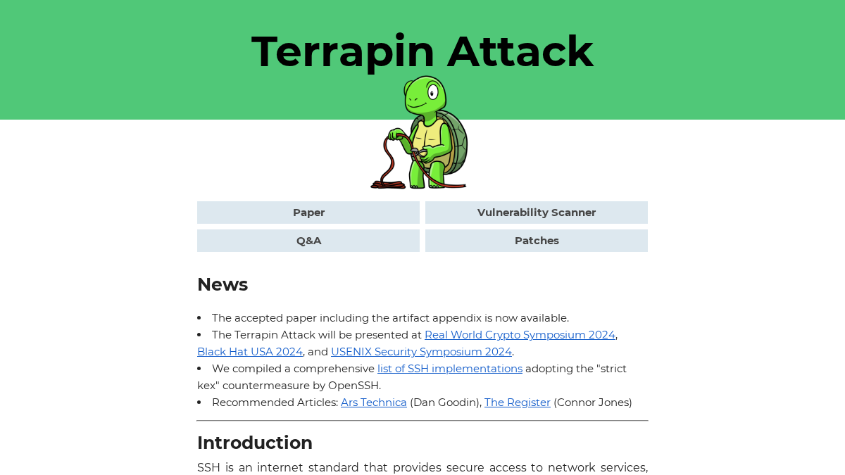terrapin-attack.com 官网首页截图