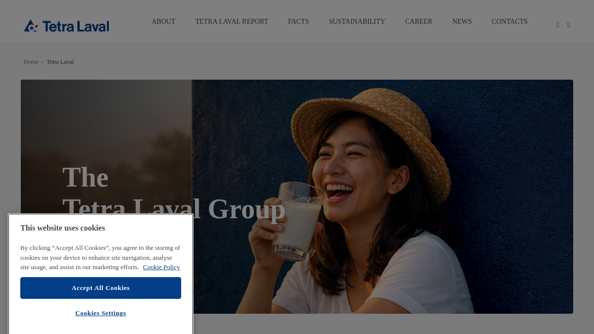 tetralaval.nu 官网首页截图