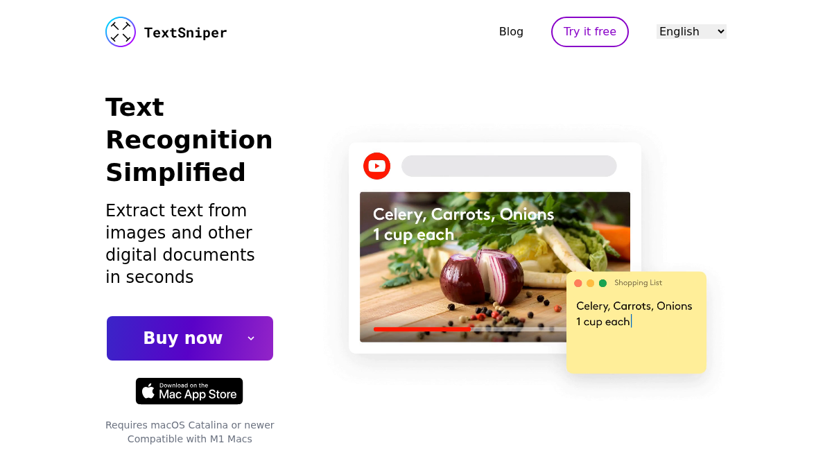 textsniper.app 官网首页截图