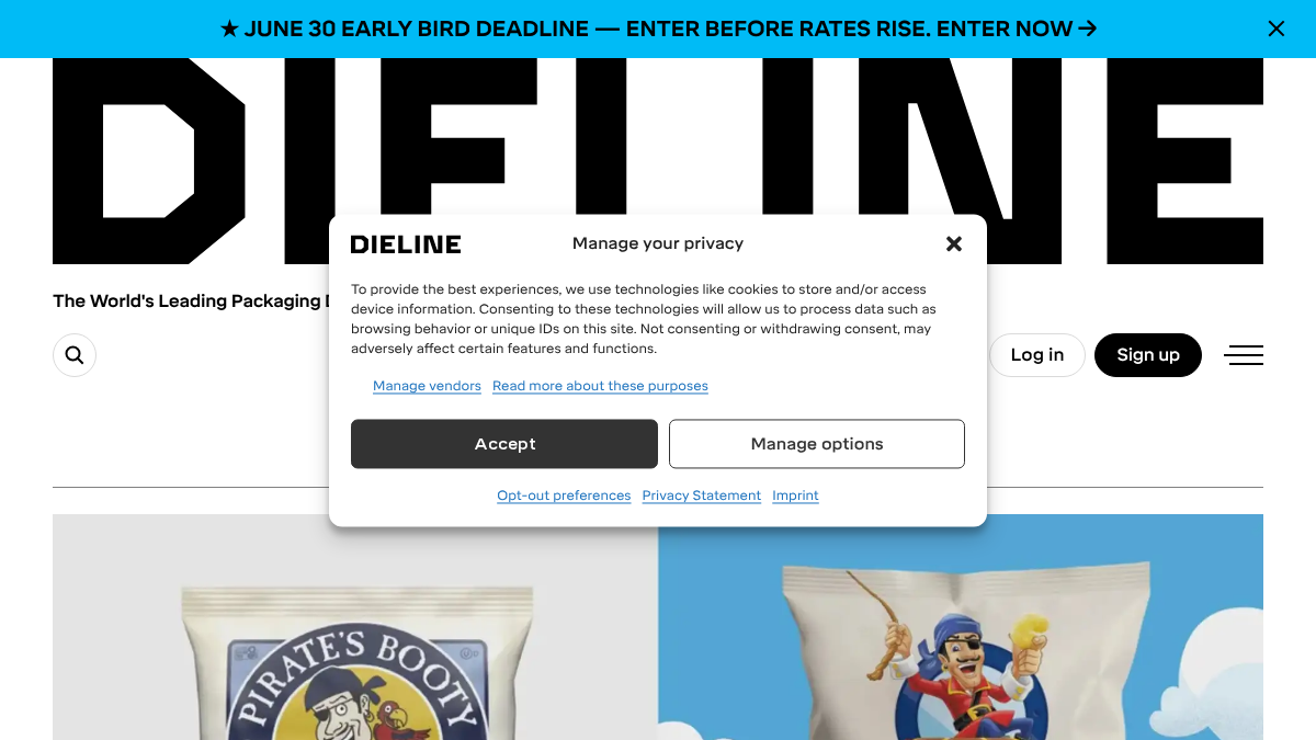 thedieline.com 官网首页截图