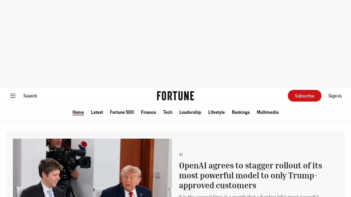 thefortune.net 官网首页截图