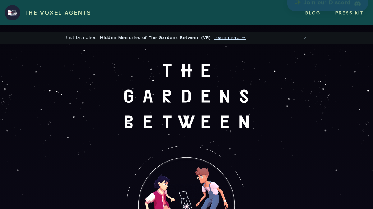 thegardensbetween.com 官网首页截图