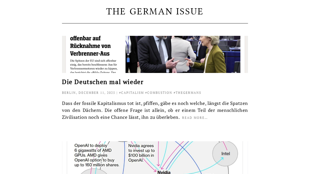 thegermanissue.com 官网首页截图