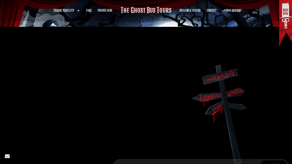 theghostbustours.com 官网首页截图