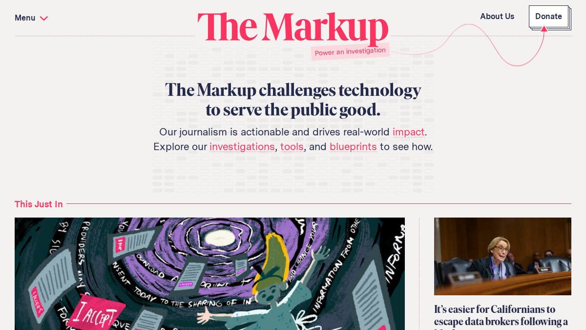 themarkup.org 官网首页截图