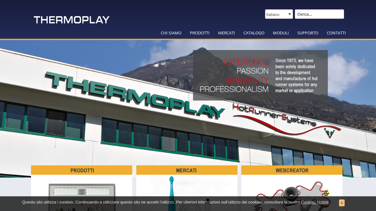 thermoplay.it 官网首页截图