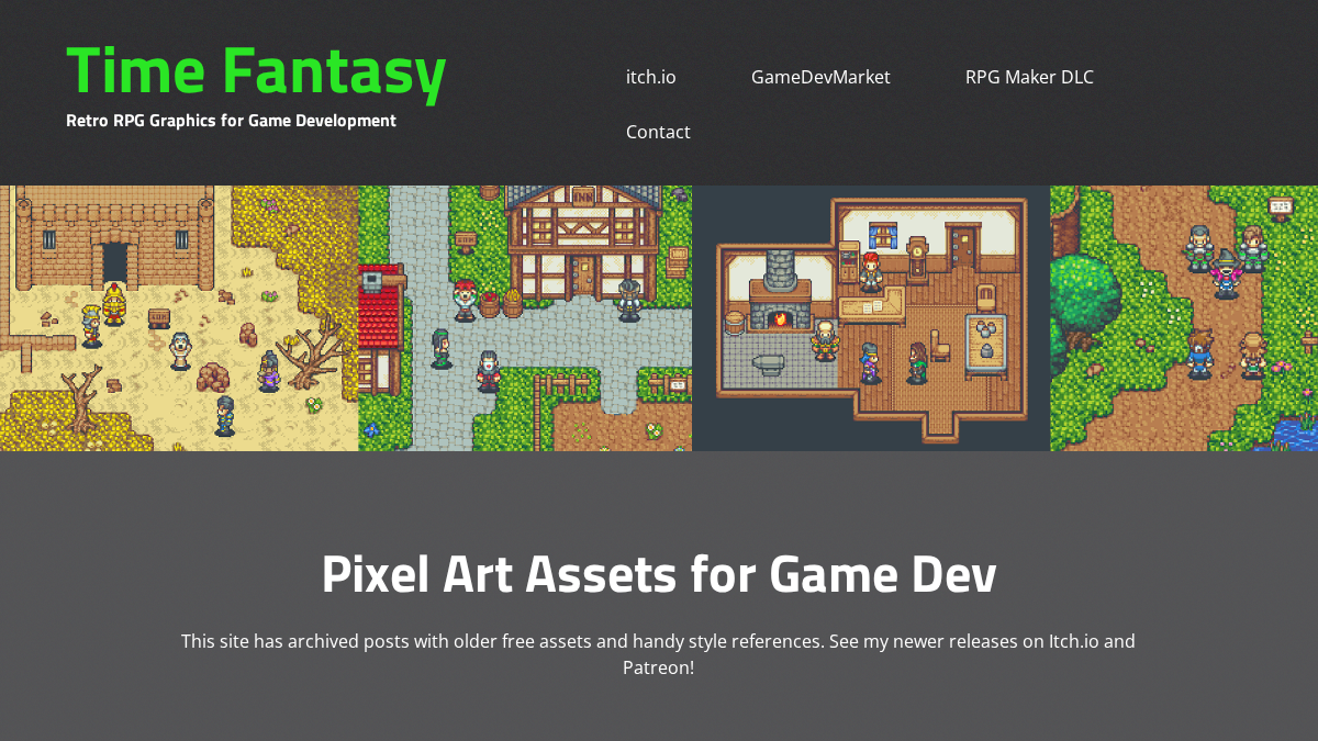 timefantasy.net 官网首页截图
