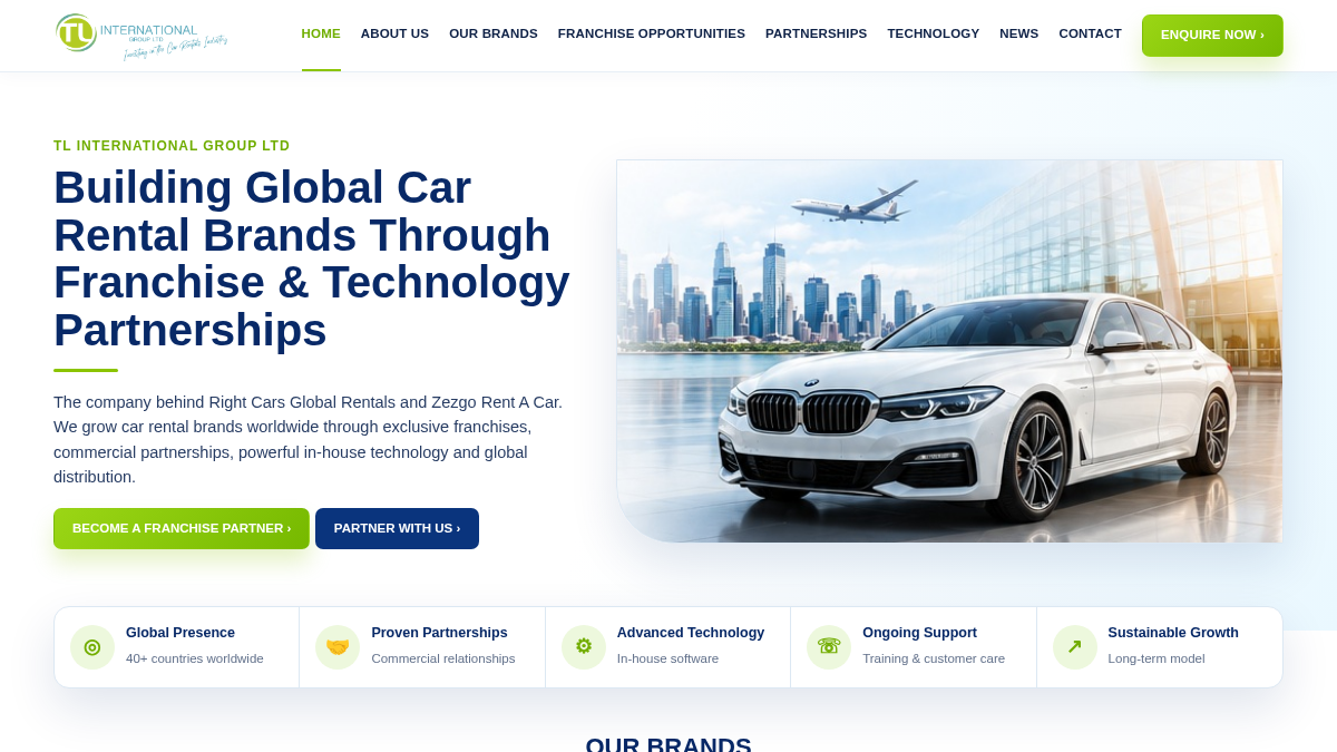 tlinternationalgroup.com 官网首页截图