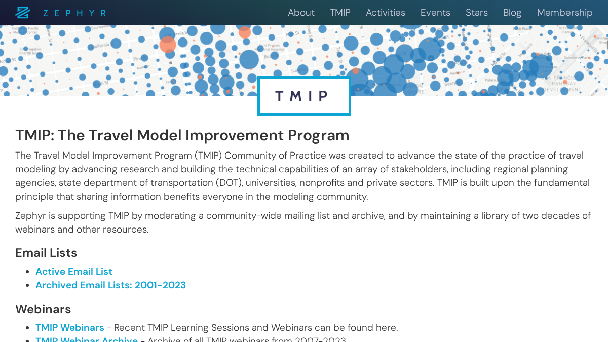 tmip.org 官网首页截图