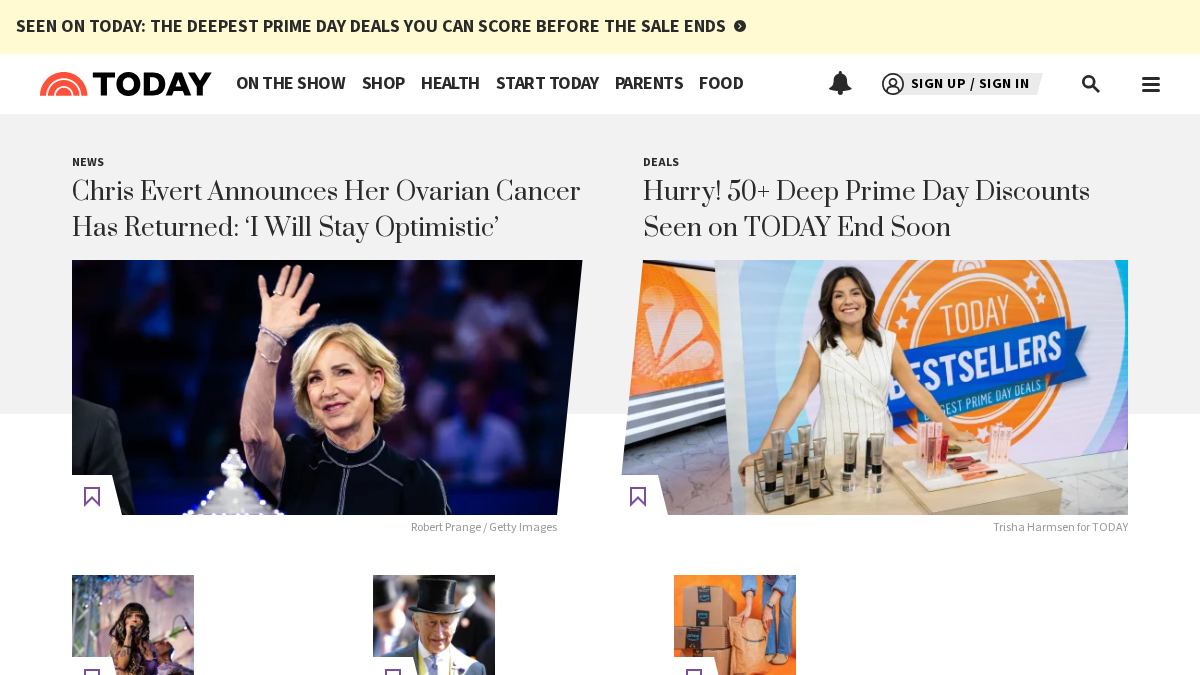 today.com 官网首页截图