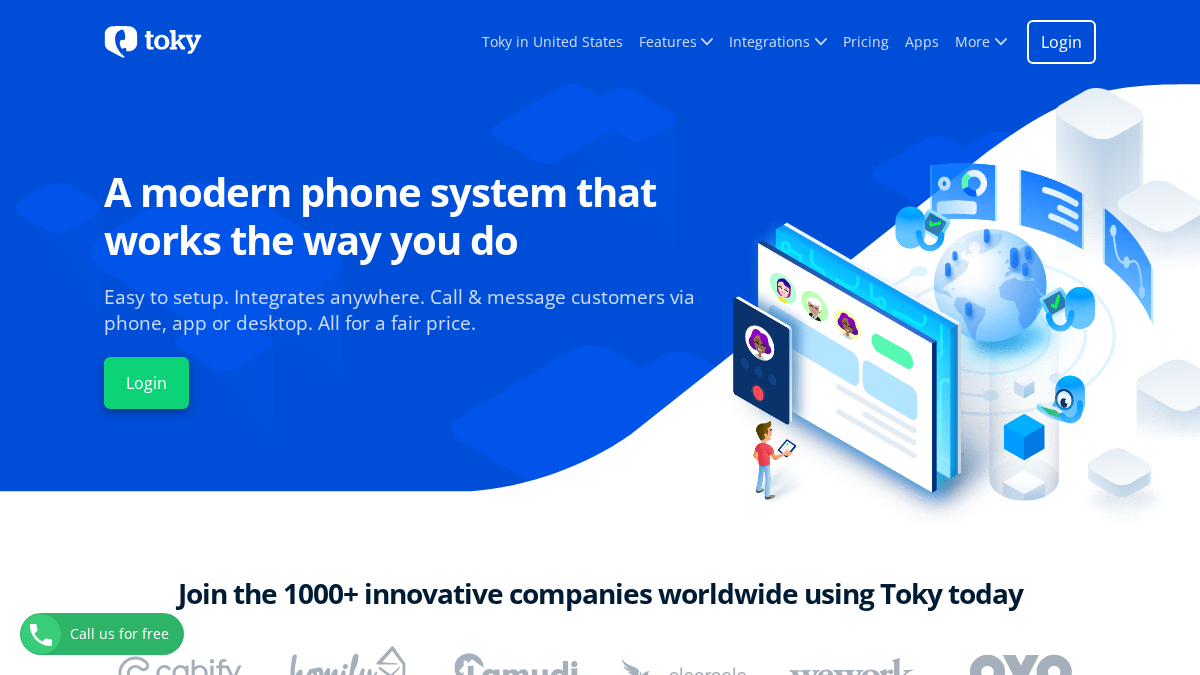 toky.co 官网首页截图