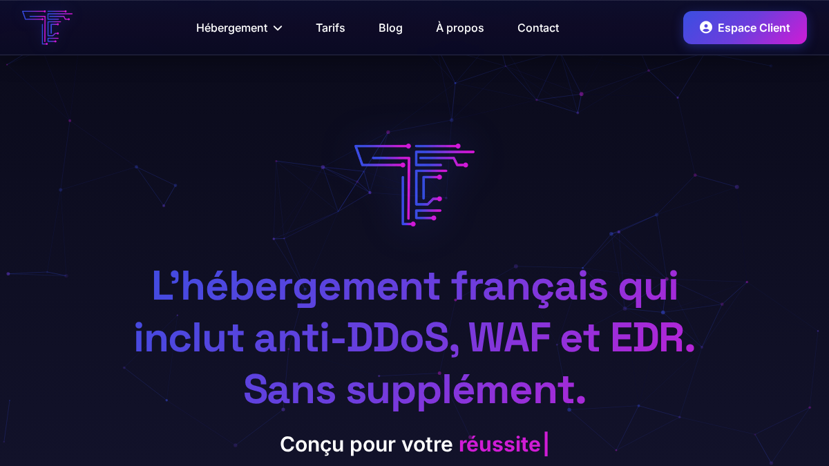 tomco.tech 官网首页截图