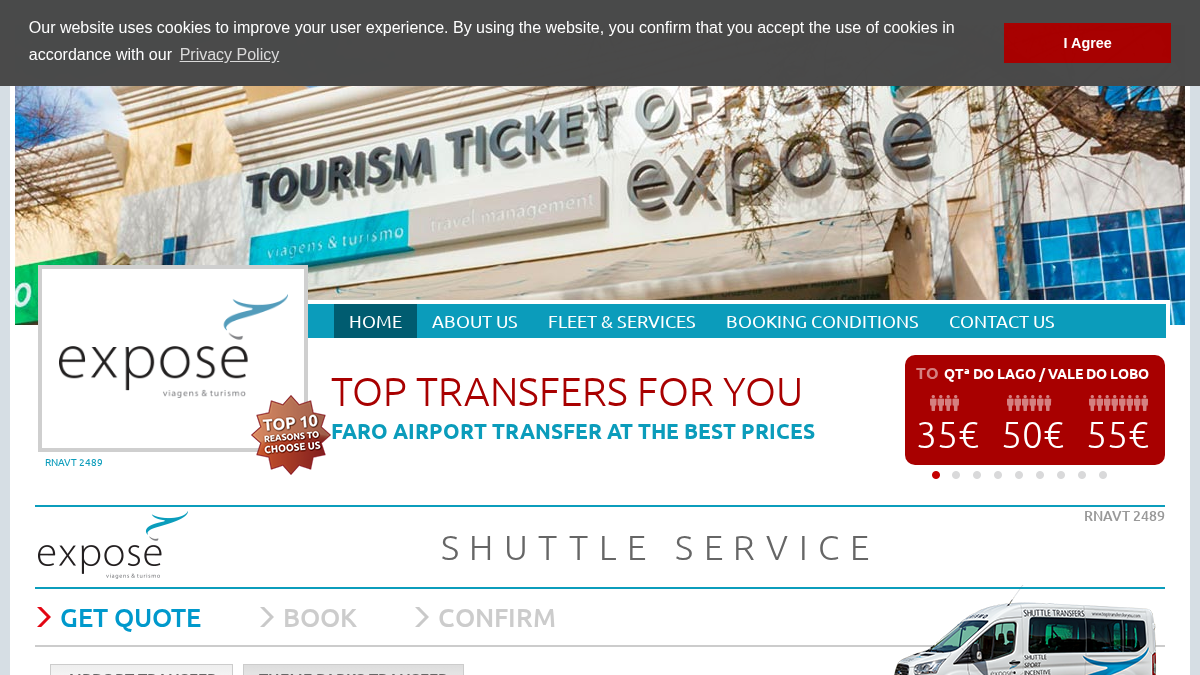 toptransfersforyou.com 官网首页截图
