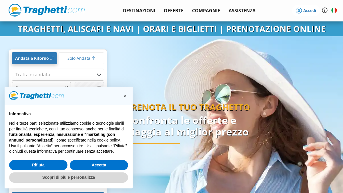 traghetti.com 官网首页截图