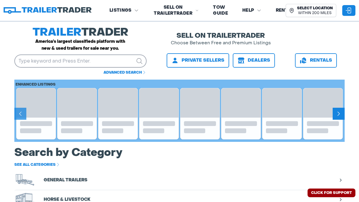 trailertrader.com 官网首页截图
