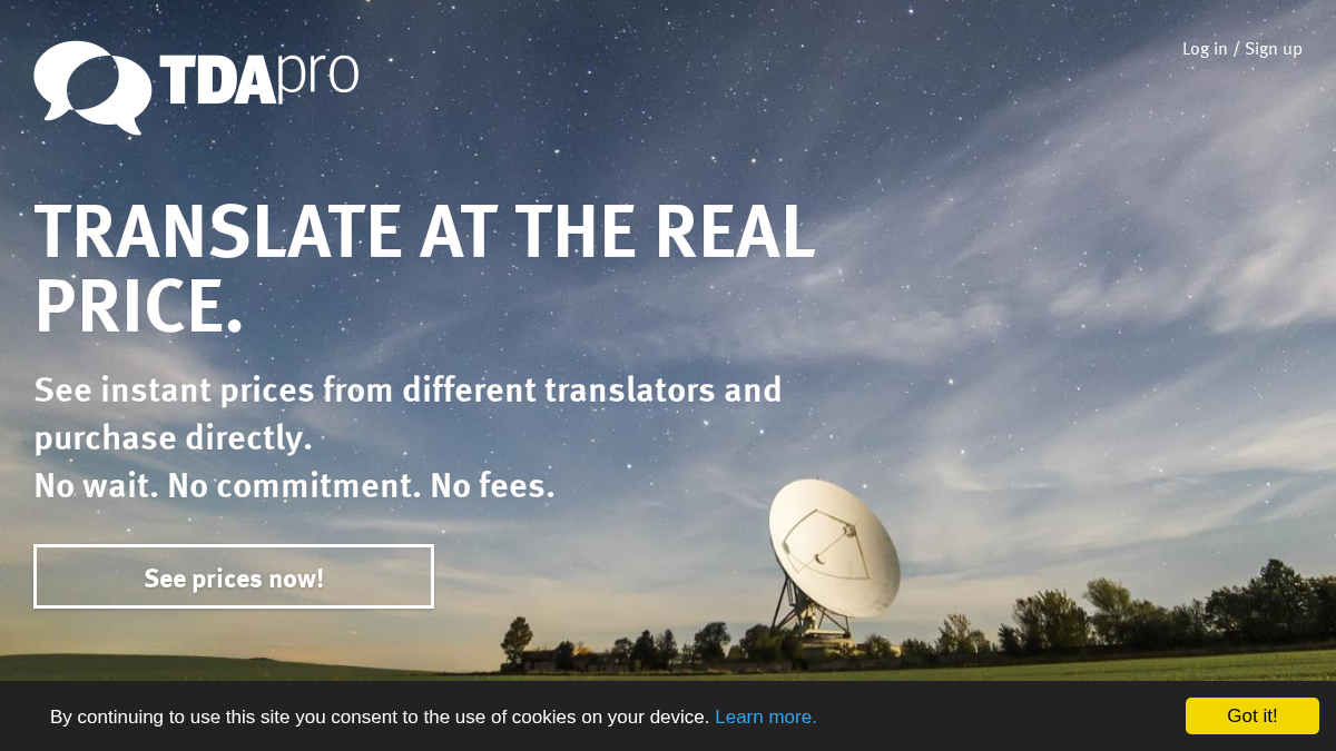 translatoradvisor.com 官网首页截图