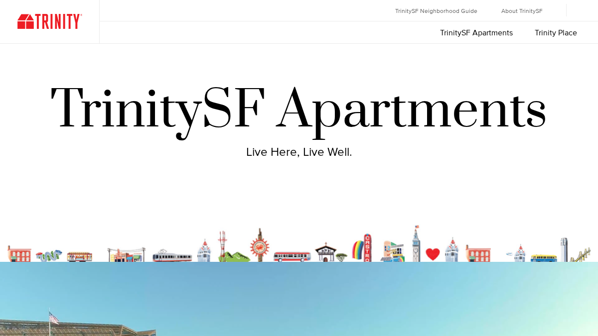trinitysf.com 官网首页截图
