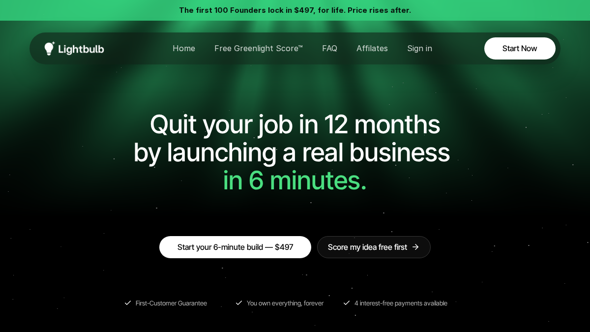 trylightbulb.com 官网首页截图