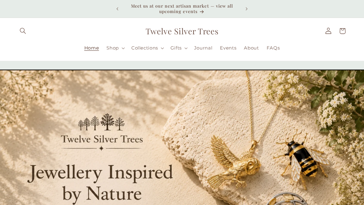 twelvesilvertrees.com 官网首页截图