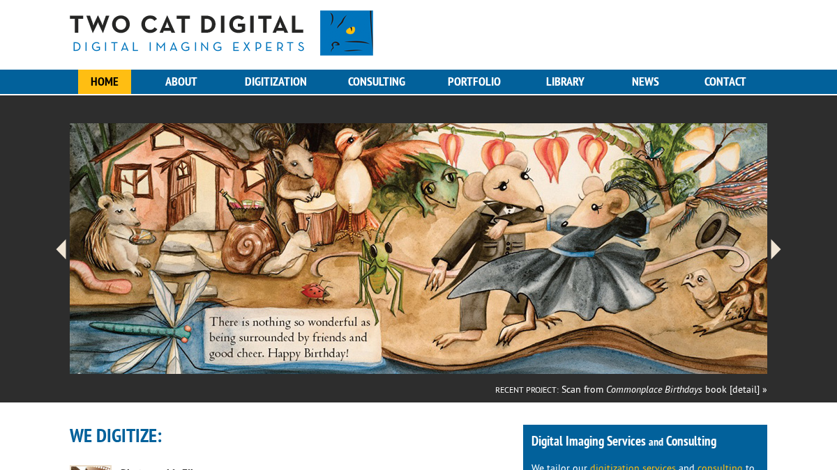 twocatdigital.com 官网首页截图