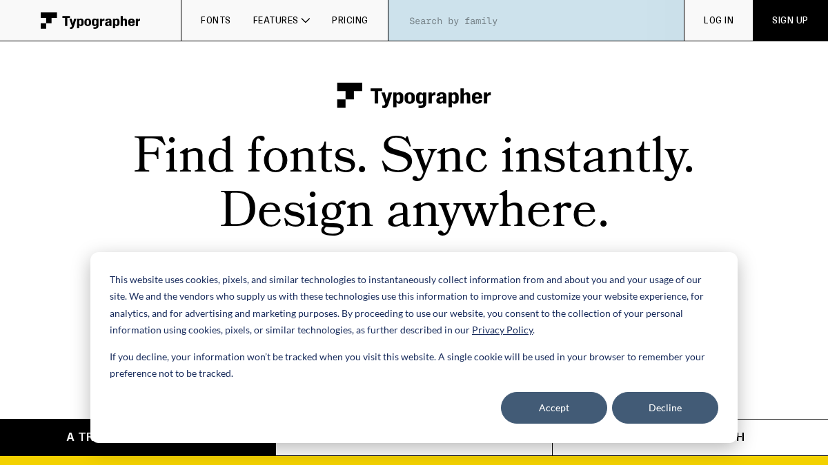 typographer.com 官网首页截图