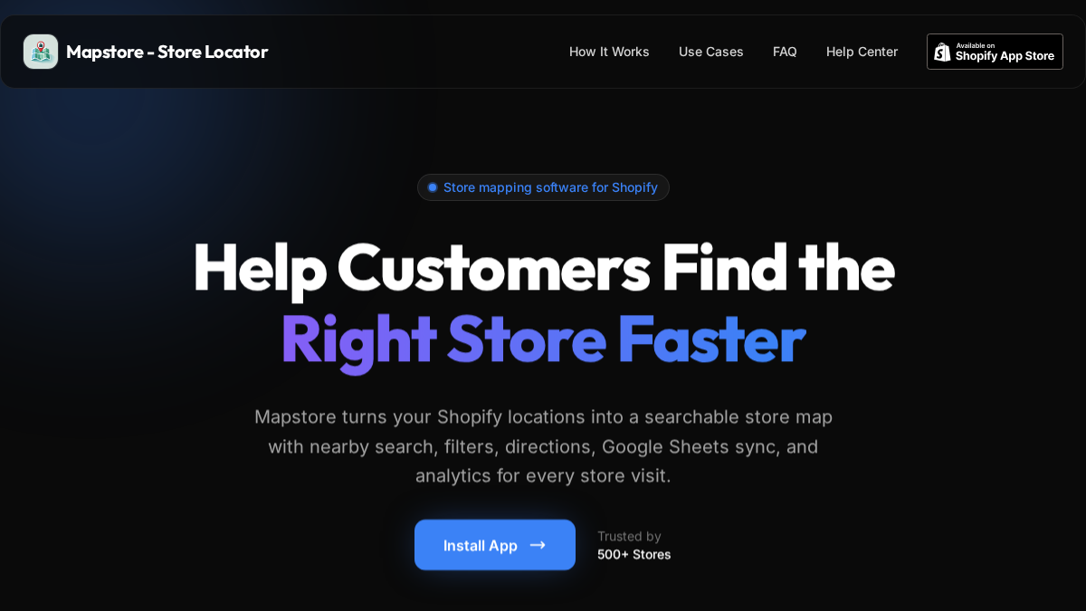 usemapstore.com 官网首页截图