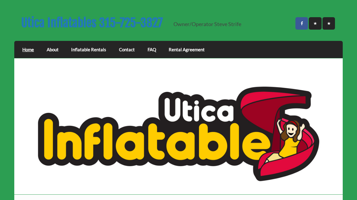 uticainflatables.com 官网首页截图