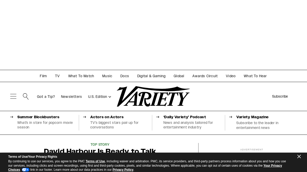 variety.com 官网首页截图