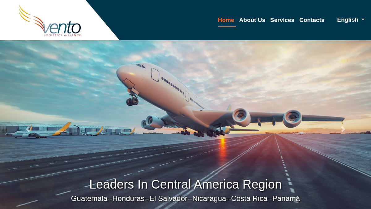 vento-logistics.com 官网首页截图