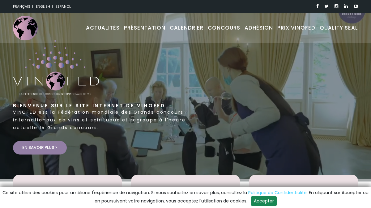 vinofed.com 官网首页截图