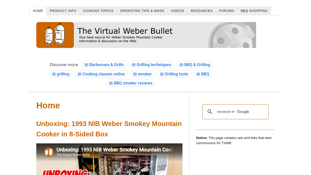 virtualweberbullet.com 官网首页截图