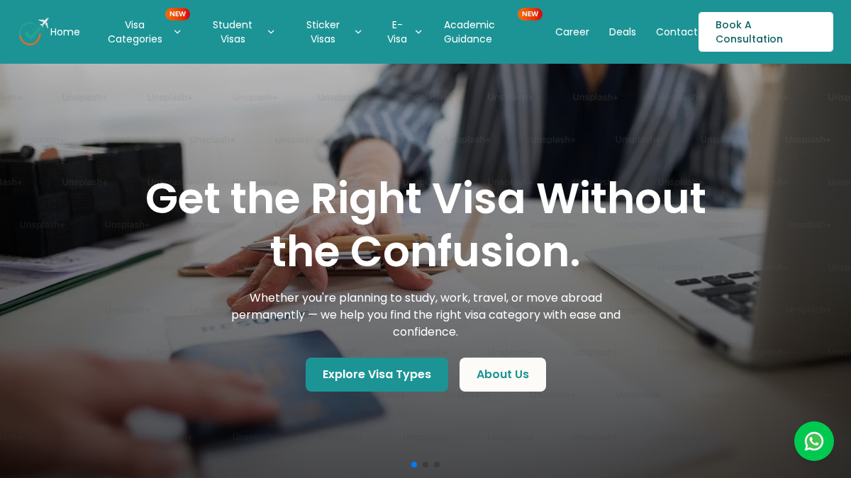 visaera.com 官网首页截图