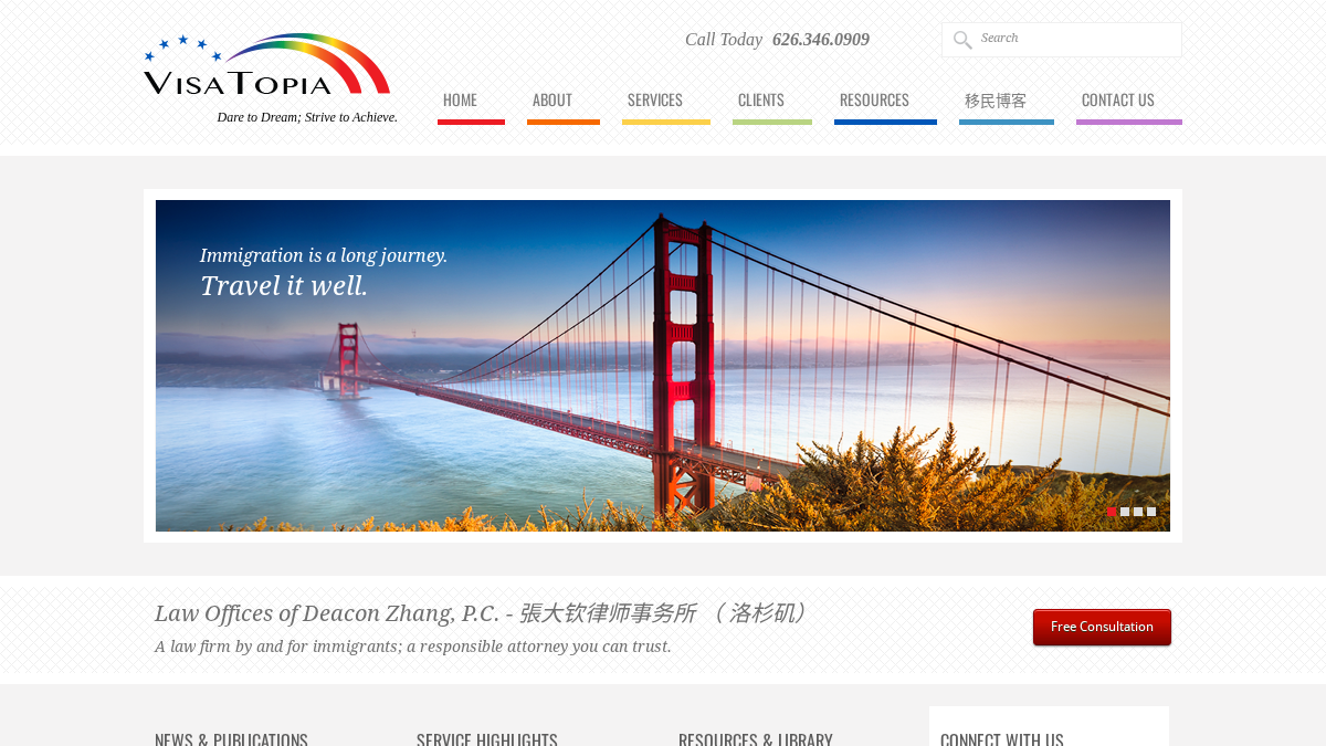 visatopia.com 官网首页截图