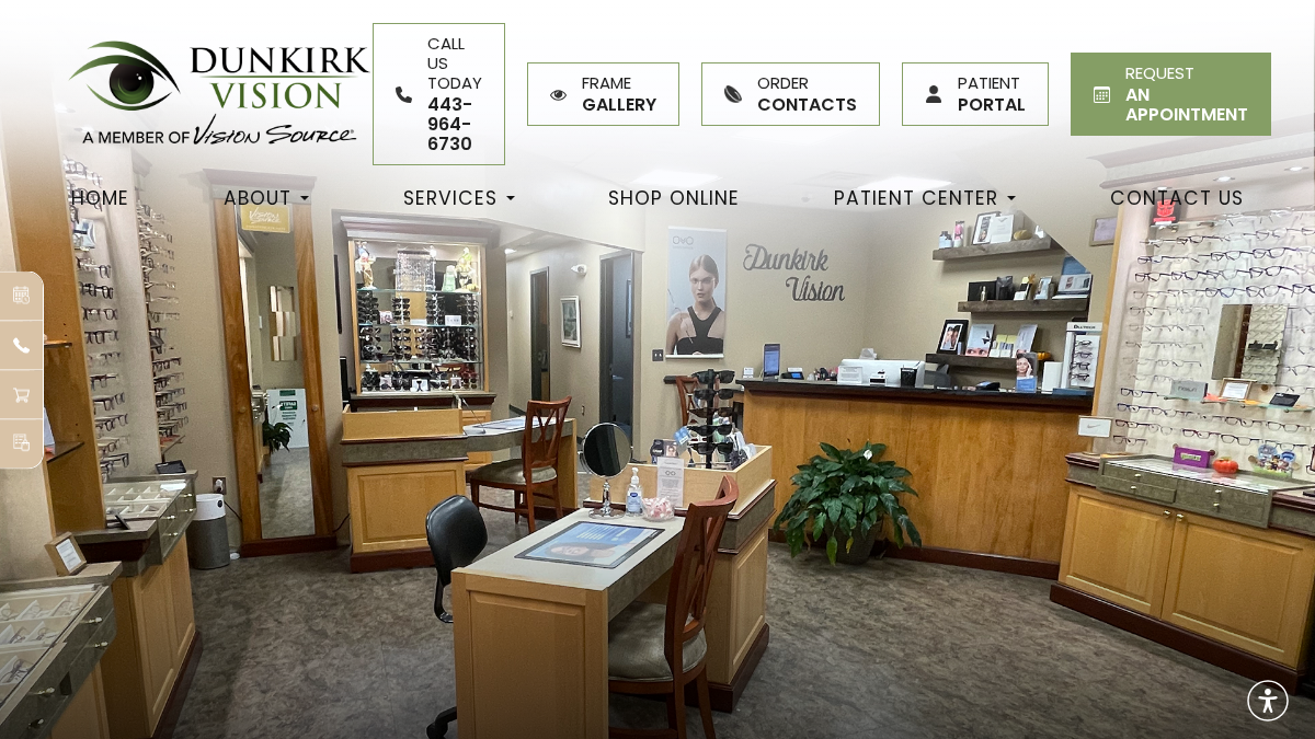 visionsource-dunkirkvision.com 官网首页截图