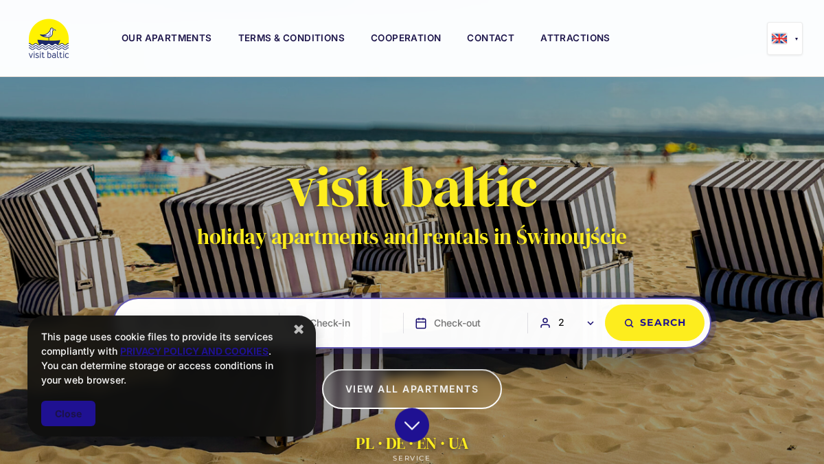 visitbaltic.pl 官网首页截图