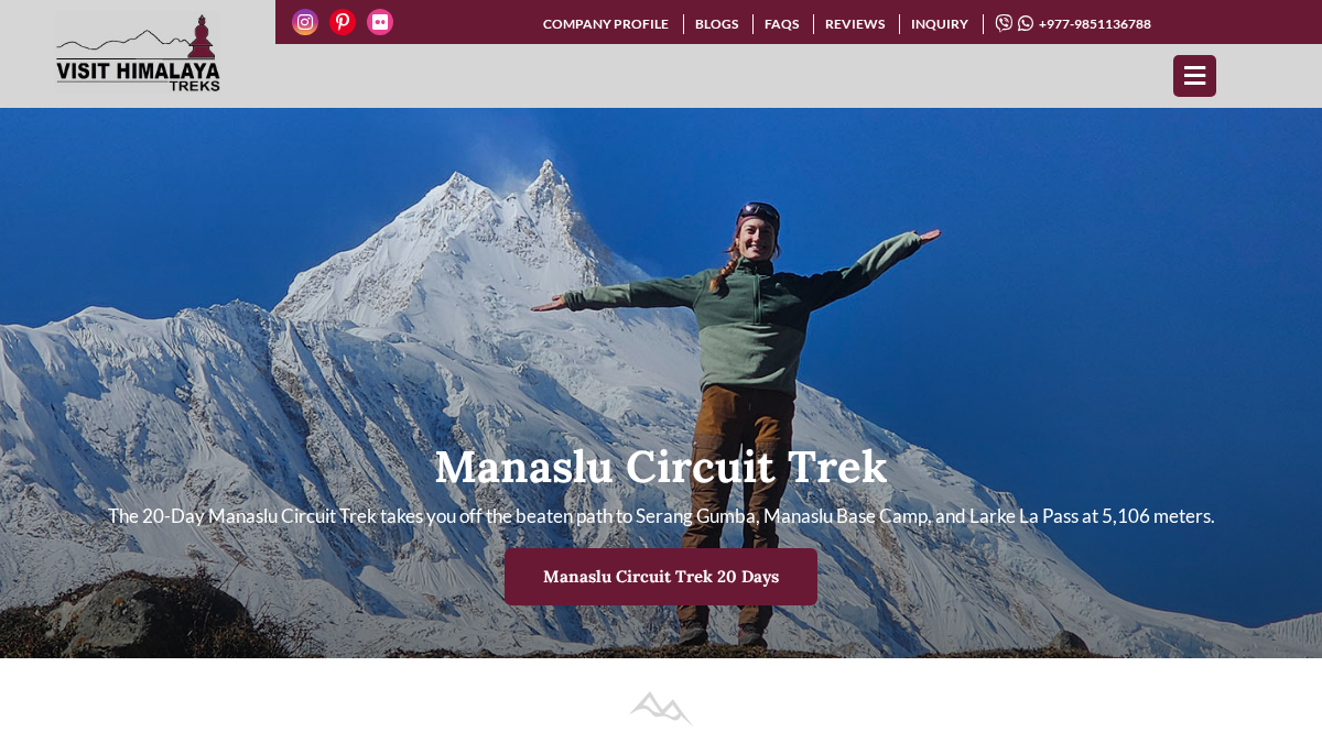 visithimalayastrek.com 官网首页截图