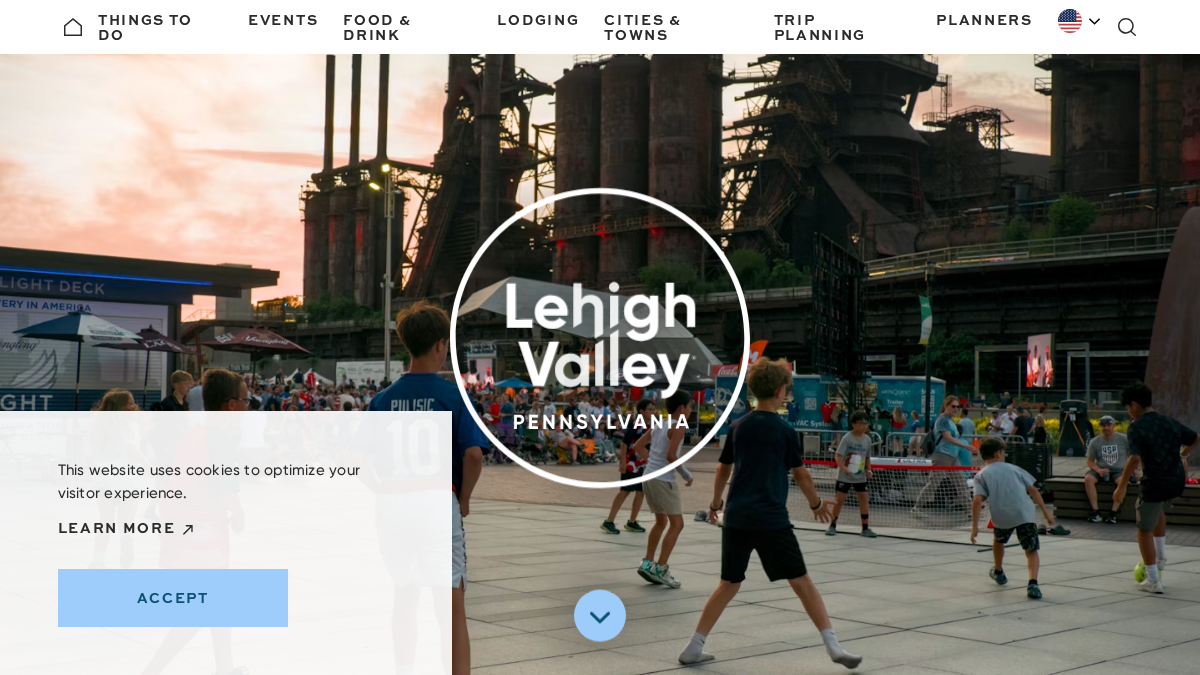 visitlehighvalley.net 官网首页截图