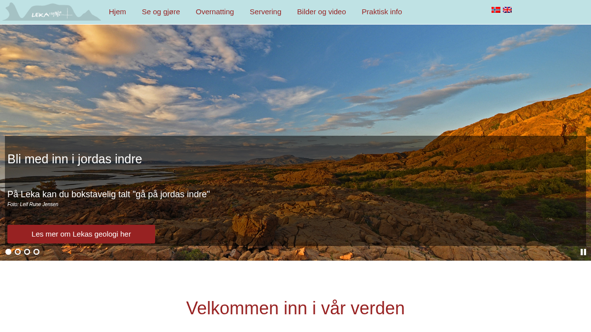 visitleka.no 官网首页截图