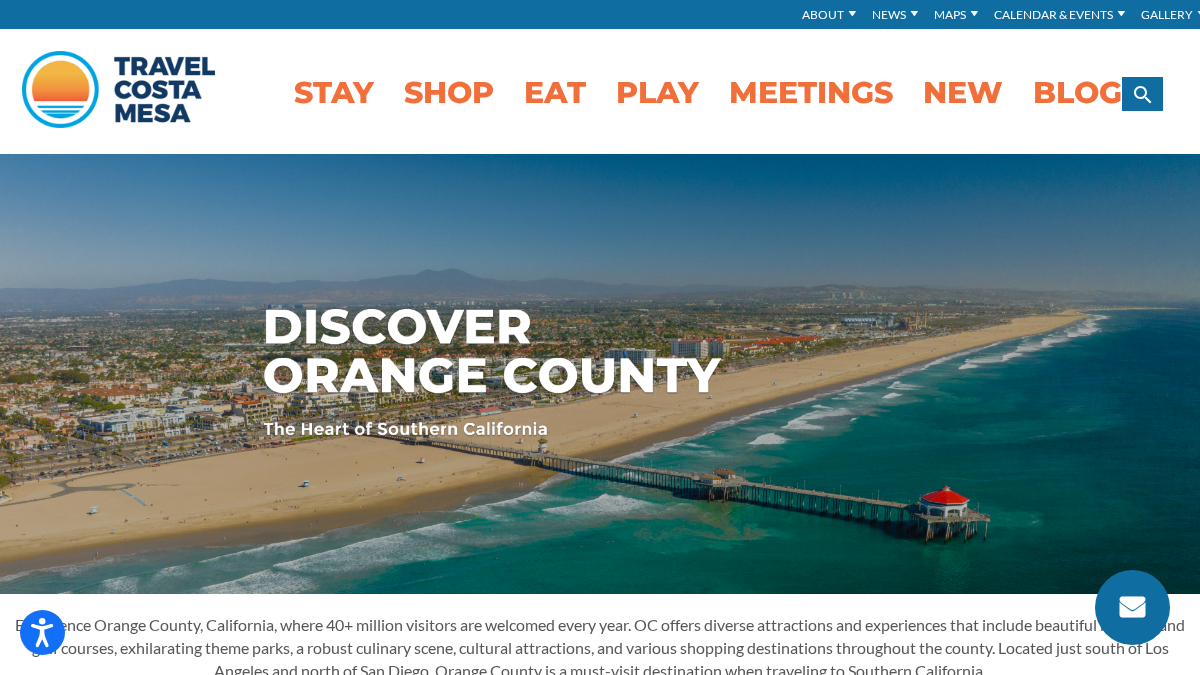 visittheoc.com 官网首页截图